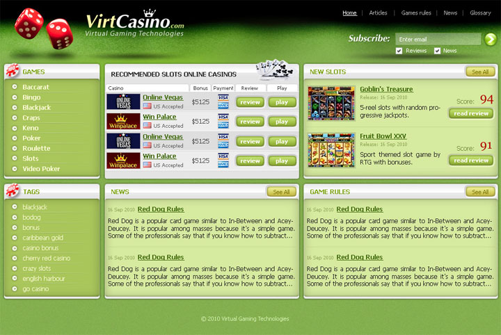 VirtCasino.com - удобные обзоры и рейтинги онлайн-казино