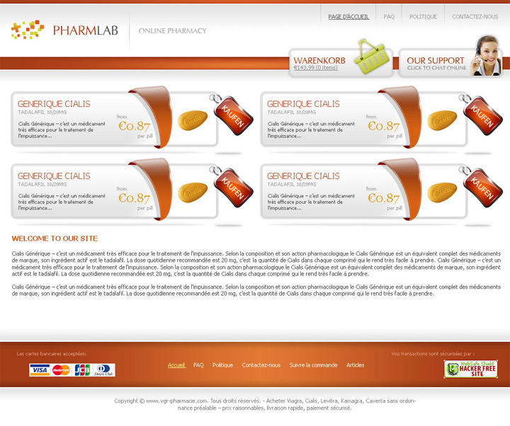 PharmLab - онлайн-магазин фармацевтических препаратов