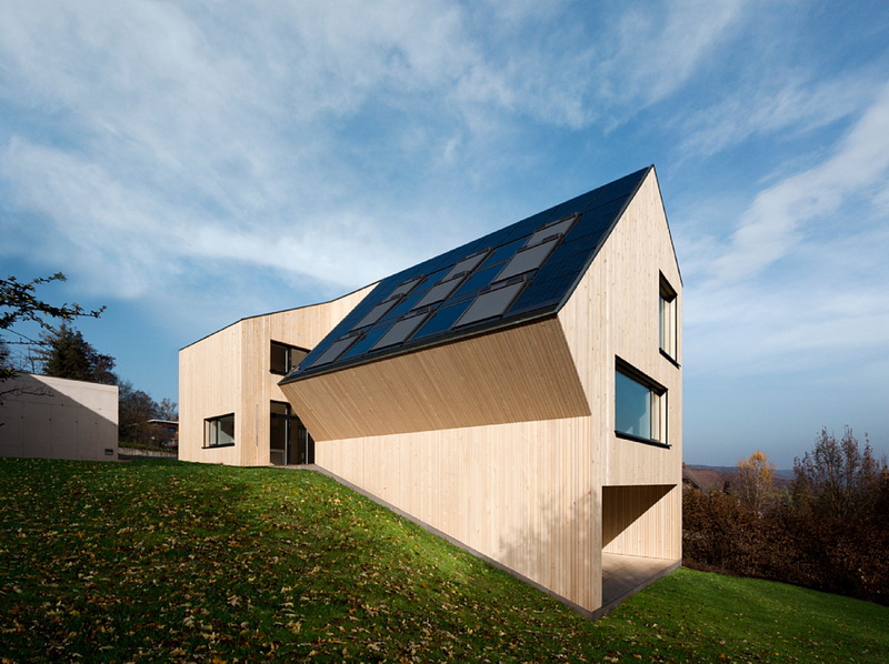 Экодом Sunlighthouse от Juri Troy Architects. Пресбаум, Австрия.